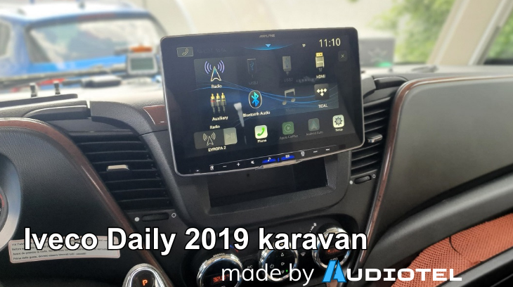 instalace Iveco Daily 2019 karavan